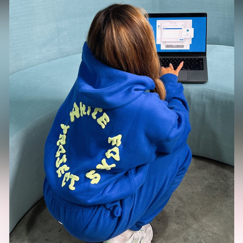 White fox boutique hoodie